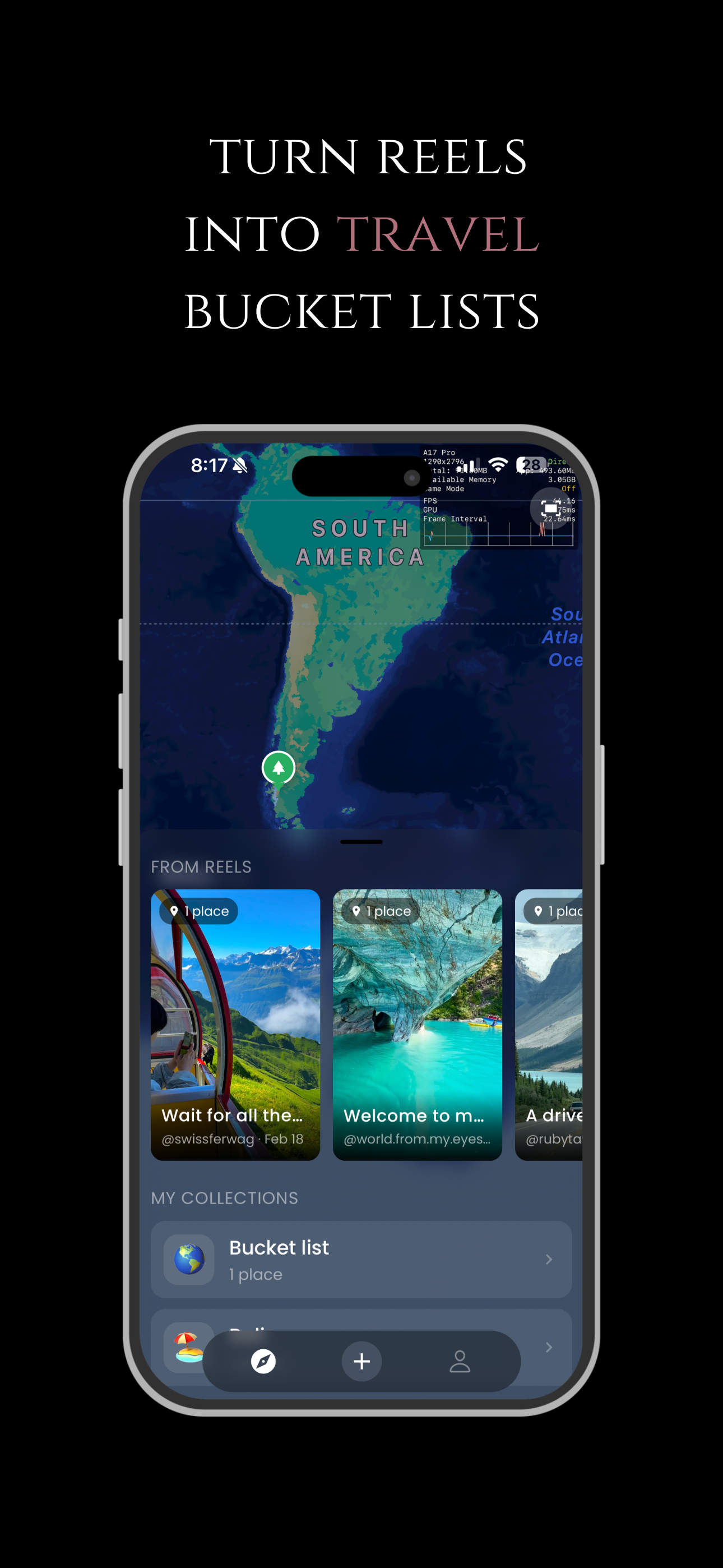 Turn Reels into travel bucket lists